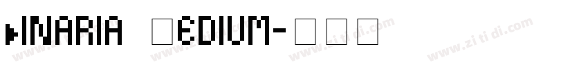 Binaria Medium字体转换